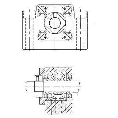 BK10 Fixed Ballscrew Support Units C3 Quality DamenCNC B V