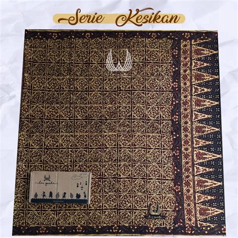 Jual Sarung Batik Largurda Serie Kesikan Motif Batikan Kotak Tambal