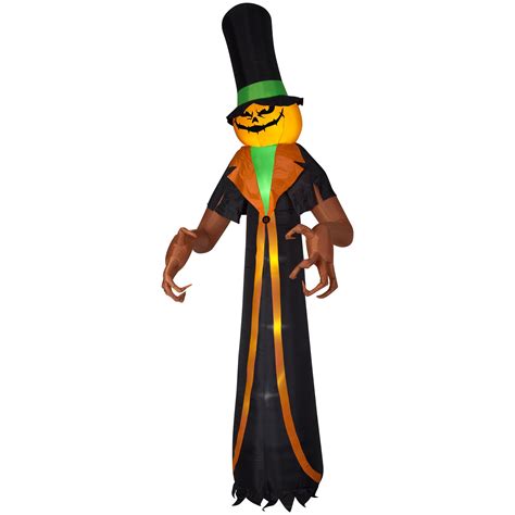 Gemmy Industries Yard Inflatables Pumpkin Scrooge 12 Ft Walmart