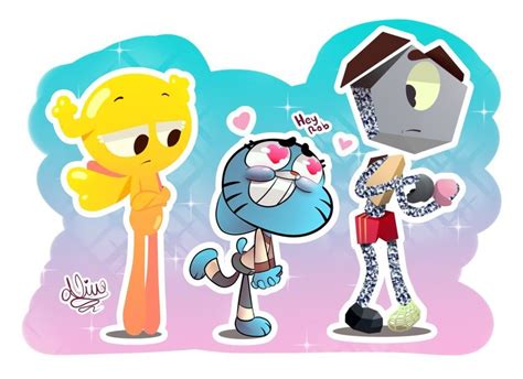 Gumball Watterson Penny Fitzgerald The Amazing World Of Gumball Удивительный мир Гамбола