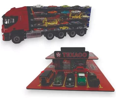 Estante Suporte Hot Wheels Carreta Carrinhos Garagem Parcelamento Sem Juros