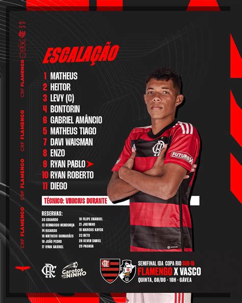 Flamengo On Twitter Meng O Definido Os Garotosdoninho Do Sub