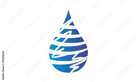 Water Drop Logo Stock Vector | Adobe Stock