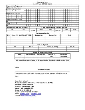 Fillable Online Bis Org In Capital Letters Only Bis Org Fax Email