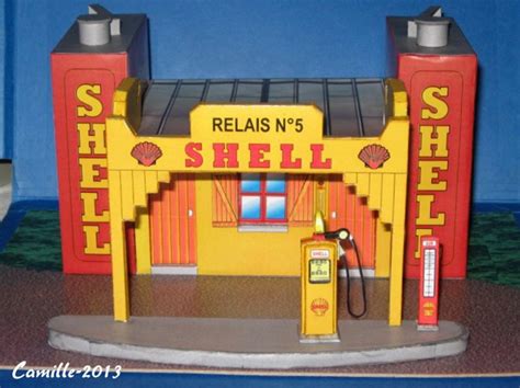 DP0015 La Station Service Shell Relais N5 AEroshell Minitub43