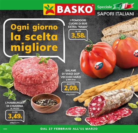 Basko Speciale Sapori Italiani Volantino Dal Al