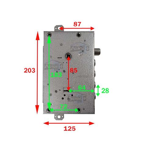 Serrure Cisa double panneton pour porte blindée