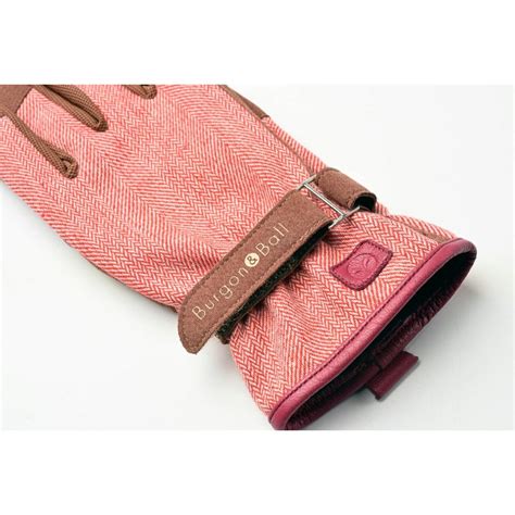 Burgon And Ball Red Tweed Gardening Gloves Bloomling International