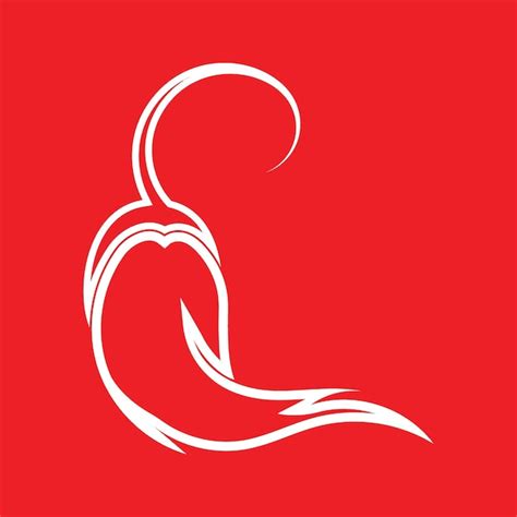 Chili hot picante icono vector ilustración plantilla diseño logo Vector Premium