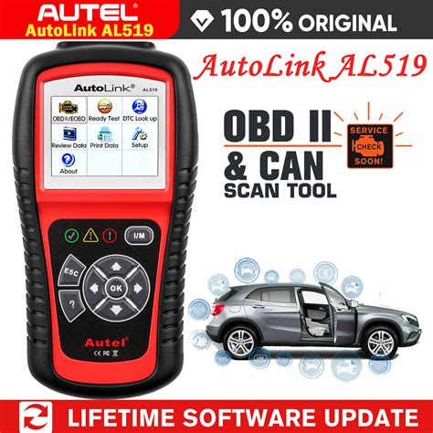 Autel Autolink AL519 OBD2 Code Reader Check Engine Scanner Car