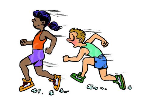 vector illustration   foot race  finish  royalty  clip