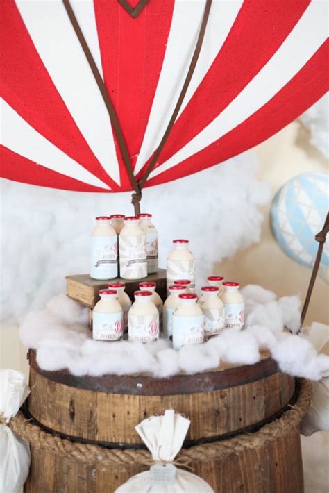 Kara S Party Ideas Rustic Hot Air Balloon Birthday Party Kara S Party Ideas