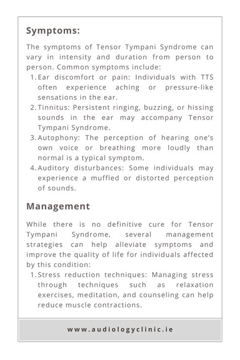 Ppt Understanding Tensor Tympani Syndrome Causes Symptoms And