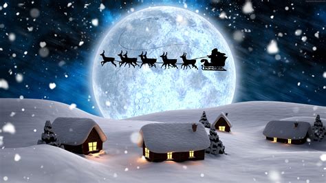 Christmas Moon Wallpapers - Top Free Christmas Moon Backgrounds ...