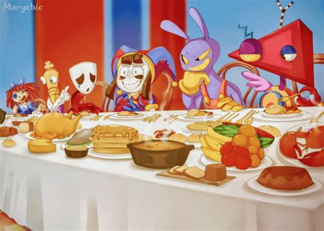 Amazing Digital Circus Fan art! took me a whole night XD (Speedpaint ... 