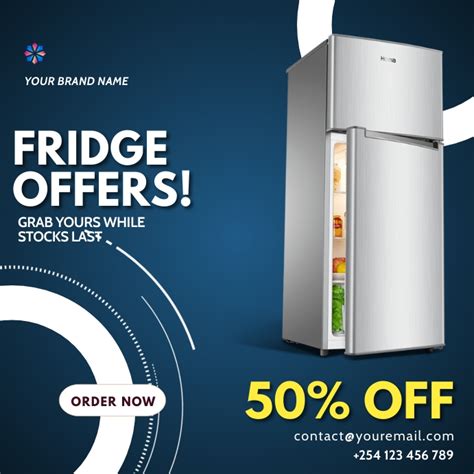 Fridge Electronics Gadgets Sale Flyer Template Postermywall