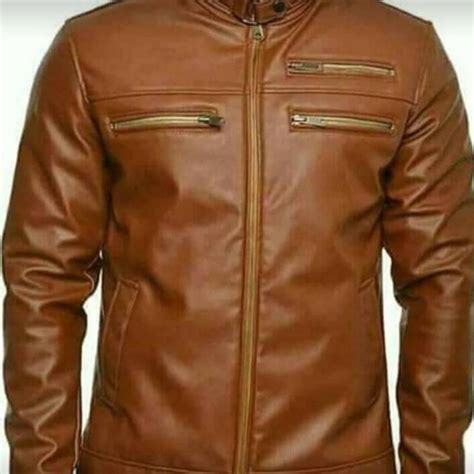 Jual Jaket Simple Jaket Pria Ramones Jaket Semi Kulit Shopee Indonesia