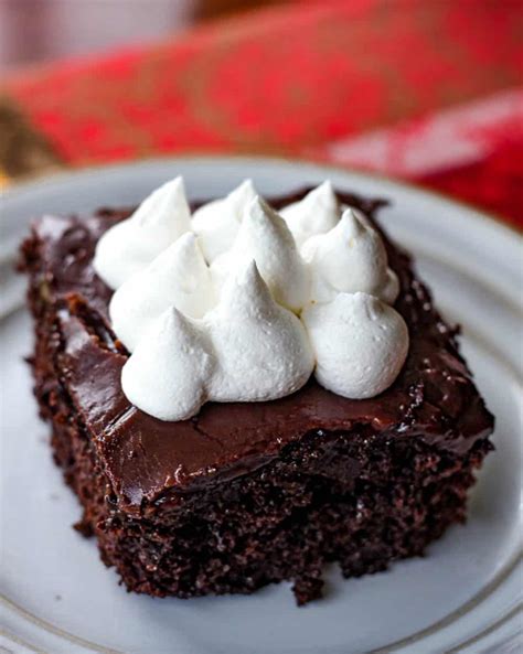 Sinful Triple Chocolate Fudge Poke Cake The Baking Chocolatess