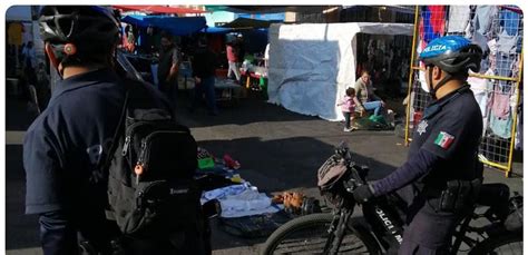 Unidad Ciclista De La Ssp Mantiene Labores Preventivas En Zona De Mercados