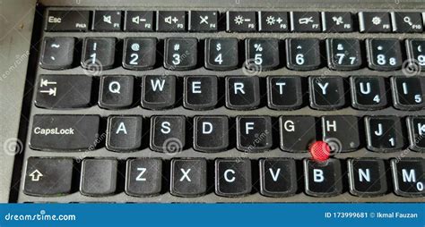 Alphabet on the Laptop Keyboard Stock Image - Image of blank, office ...