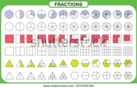 1,207 Half Fraction Stock Vectors and Vector Art | Shutterstock
