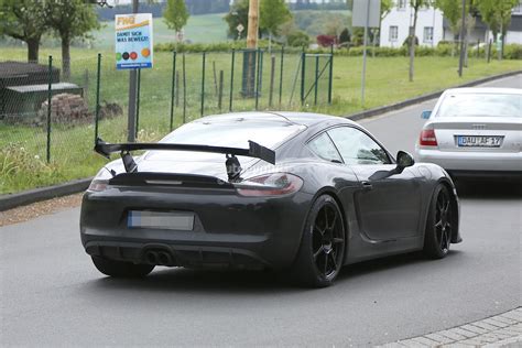 Porsche Cayman GT4 Spied Racing towards Production - autoevolution