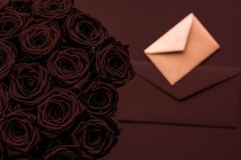 Premium Photo Love Letter And Flowers Delivery On Valentines Day