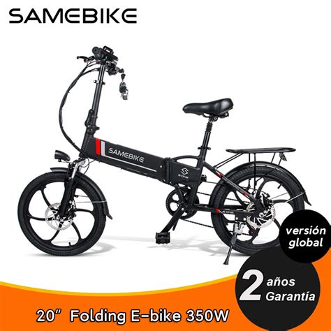 Samebike Lvxd Bicicleta El Ctrica Plegable Bicicleta De Monta A De