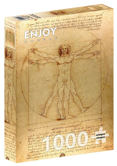 Puzzle 1000 el Człowiek witruwiański Leonardo da Vinci sklep