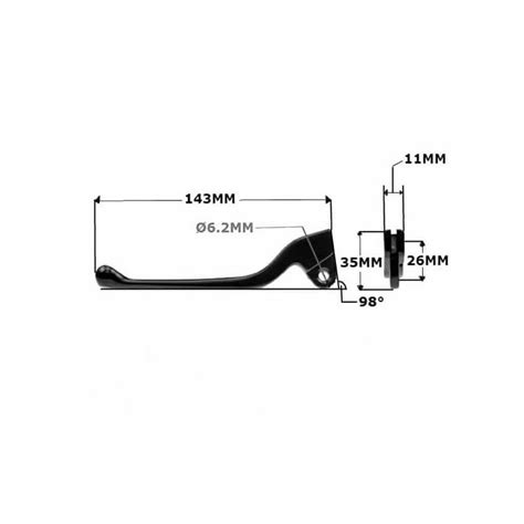 Levier Frein Arri Re Gauche Cpi Keeway Generic Neco Noir Au Prix