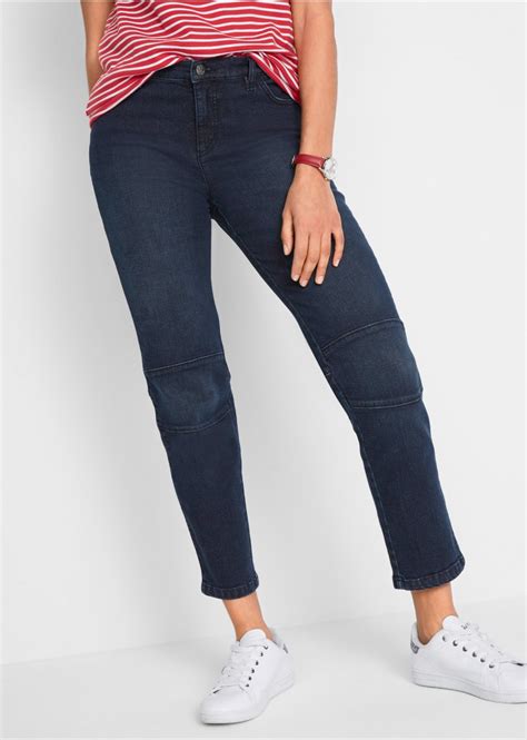 Authentik Stretch Jeans CLASSIC Dunkelblau Damen Bonprix De