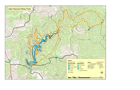 Wayne National Forest Trail Map : Wayne National Forest Lake Vesuvius ...