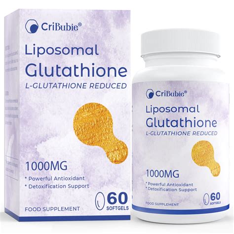 Buy Liposomal Glutathione Softgels 1000mg Reduced L Glutathione