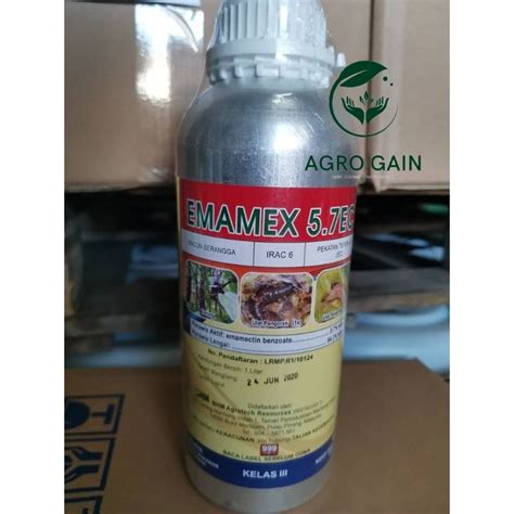 L Emamex Ec Racun Serangga Thailand Siam Emamectin Benzoate