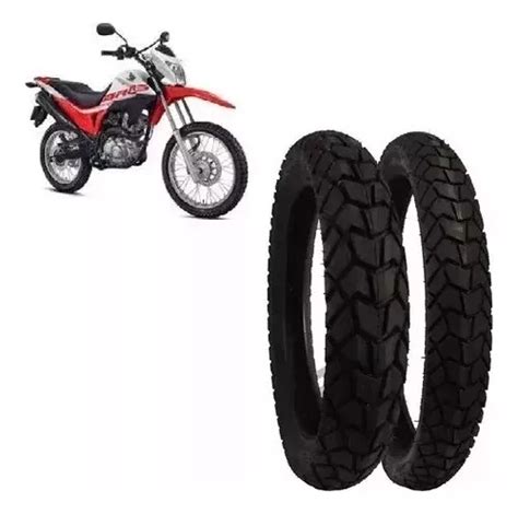 Par Pneu Motos Honda Bros Xre Modelo