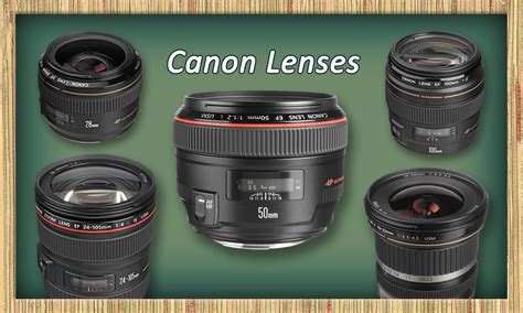 Canon Lenses – Jungle Media