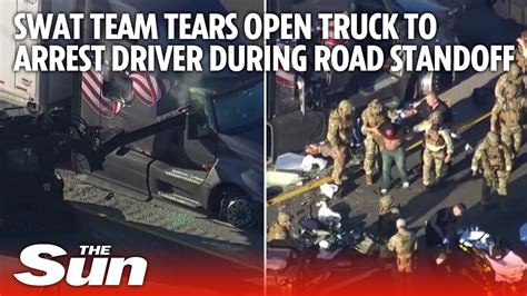 Swat Team In Texas Tears Open Truck To Arrest Driver During Highway