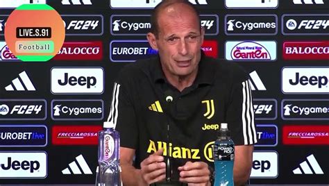 Conferenza Stampa Max Allegri Pre Juve Lecce Seriea Video Dailymotion