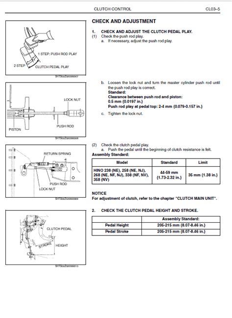 Hino Truck 2011 2012 And 2013 Service Manual