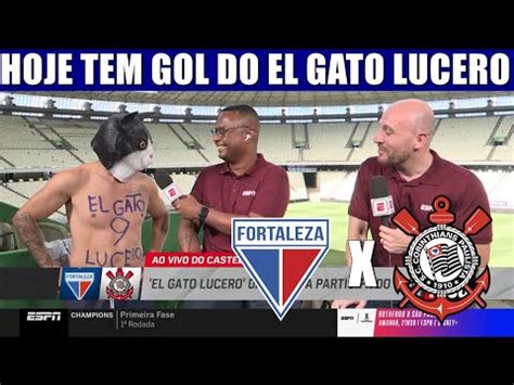 Fortaleza X Corinthians Torcedor Vestido De El Gato Lucero Apareceu No