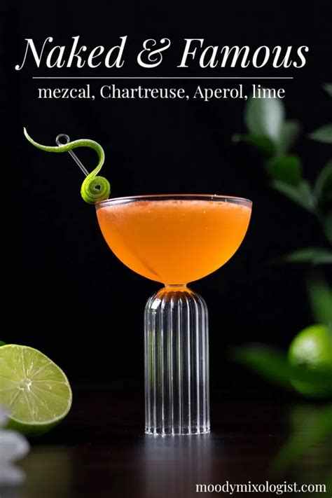 Naked And Famous Mezcal And Yellow Chartreuse Cocktail Moody Mixologist