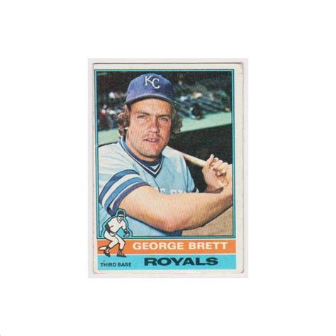 Topps George Brett Nd Year Card Hof Er Property Room