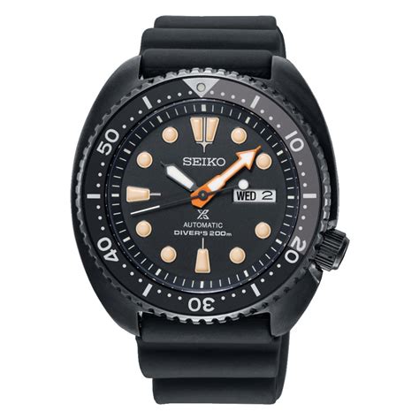 Seiko Srpc49 Prospex Diver Turtle Stainless Steel Black Black