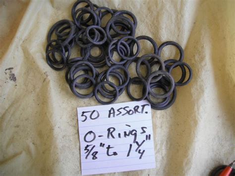 Buy 50 Assorted O-Rings sizes 5/8" to 1 1/4" in Castalia, Ohio, US, for ...