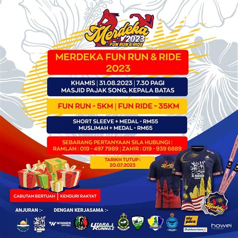 Merdeka Fun Run Ride Howei Online Event Registration