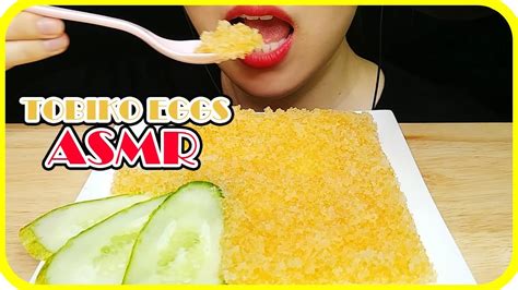 Asmr Tobiko Eggs Flying Fish Roe ナルチアル 飛魚卵 날치알 먹방 Eating Show