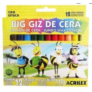 Giz De Cera Acrilex Unidades Shopee Brasil