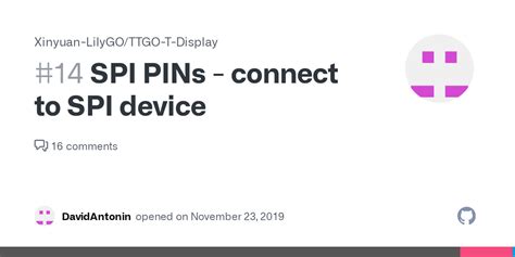 Spi Pins Connect To Spi Device Issue Xinyuan Lilygo Ttgo T