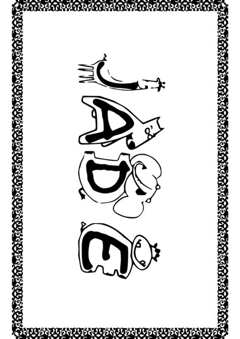 dessins de coloriage prenom  imprimer