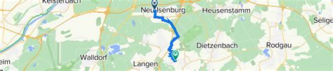 Neu Isenburg Burg Dreieichenhain Radroute Bikemap